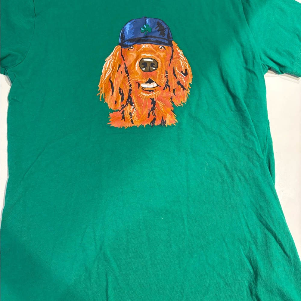 Crewcuts Green Dog Tee with Blue Hat